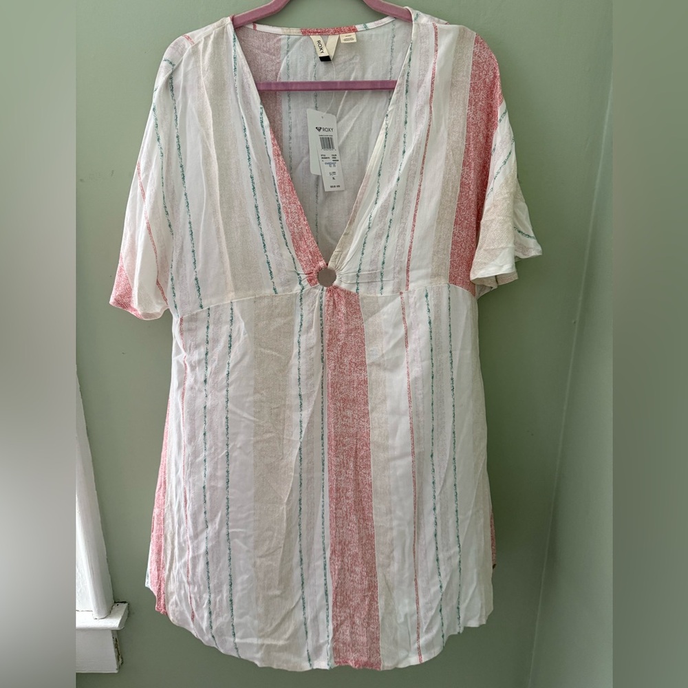 NWT Roxy Bathing Suit Coverup Size Large